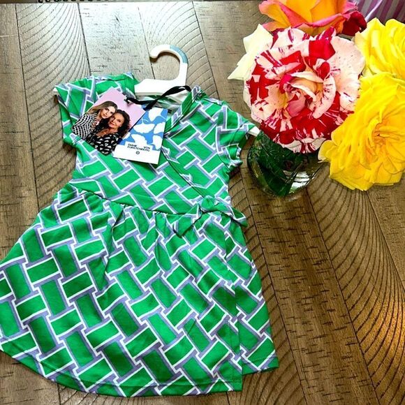 Sold out DVF 4 Target 🎯 Faux Wrap Dress 👗w/Comfy Bottoms Designer🧑🎨Cute 🥰 - Picture 1 of 17